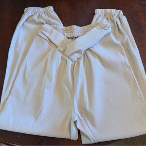 SHEIN Tan Textured Pants